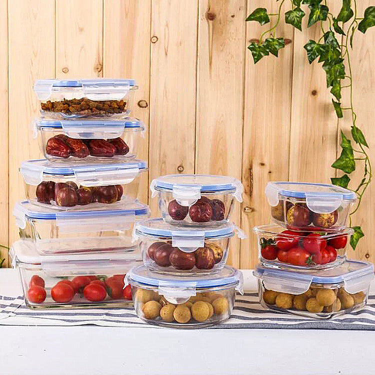 Glass Lunch Box Microwave Separation Type