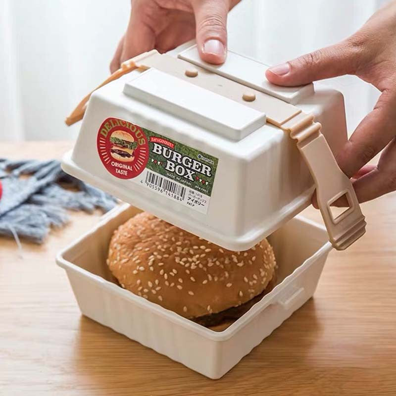 Hamburger Box Lunch Food Storage