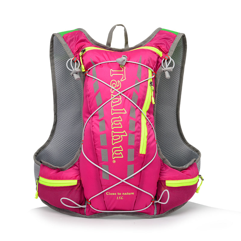 Lightweight Running Hydration Vest Backpack 15L Outdoor Trail Marathon Cycling