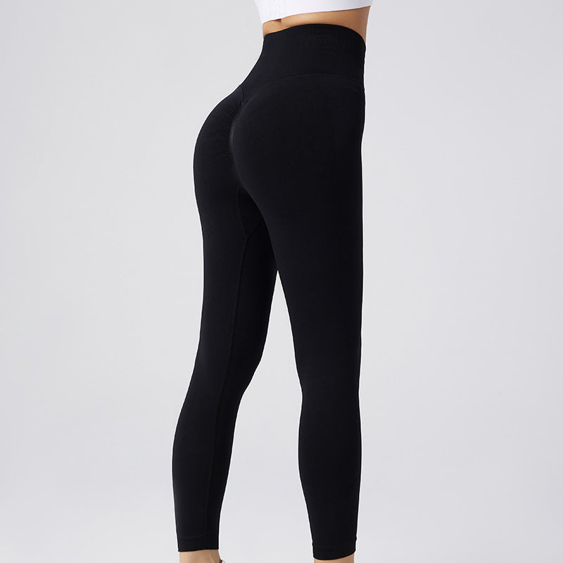 Seamless Leggings Yoga Pants Tummy Control Workout Running For Women