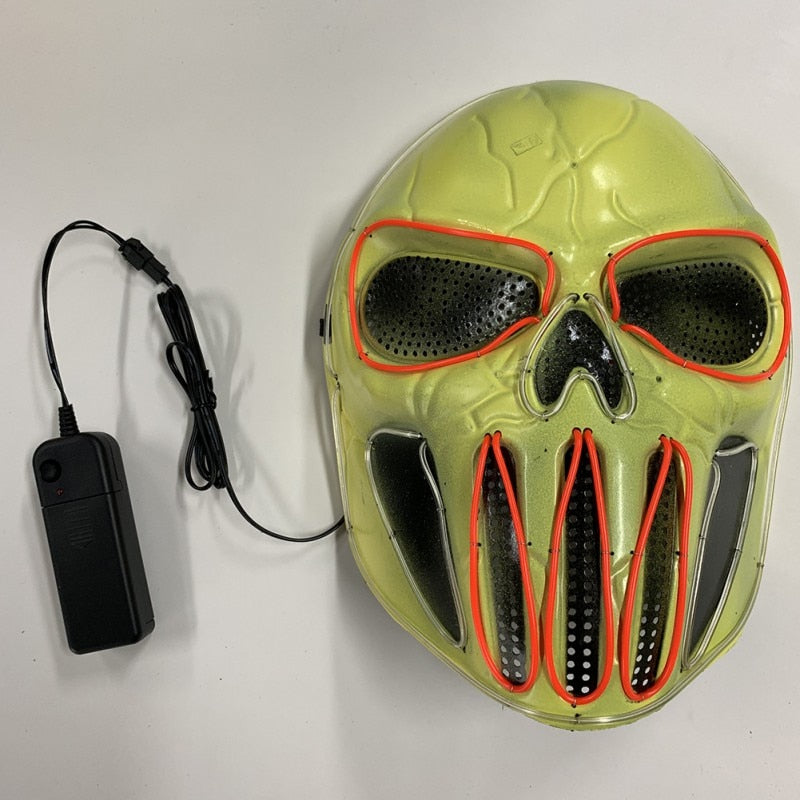 Halloween Ice Blue Scary Mask