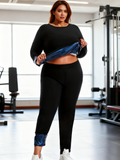 Sauna Sweat Suit For Plus Size Women Men Exercise Gym Fitness Workout