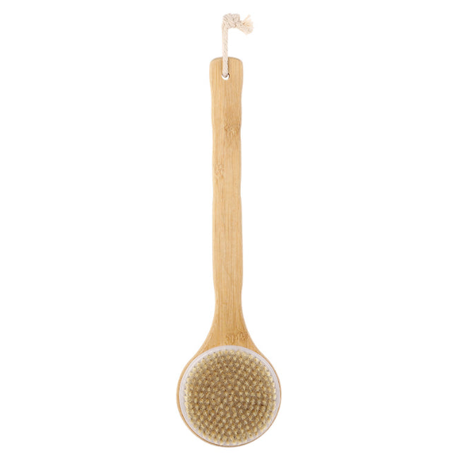 Bristle Bath Brush, Massage Body Bamboo Brush