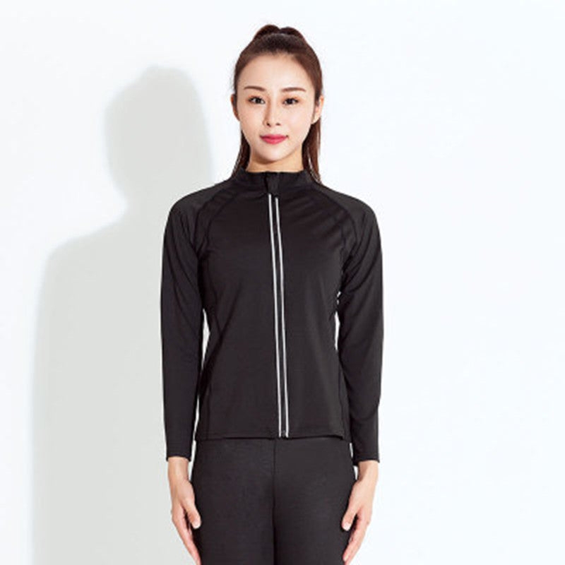 Fitness Running Sports Top Yoga Short Sleeve Sauna Suit