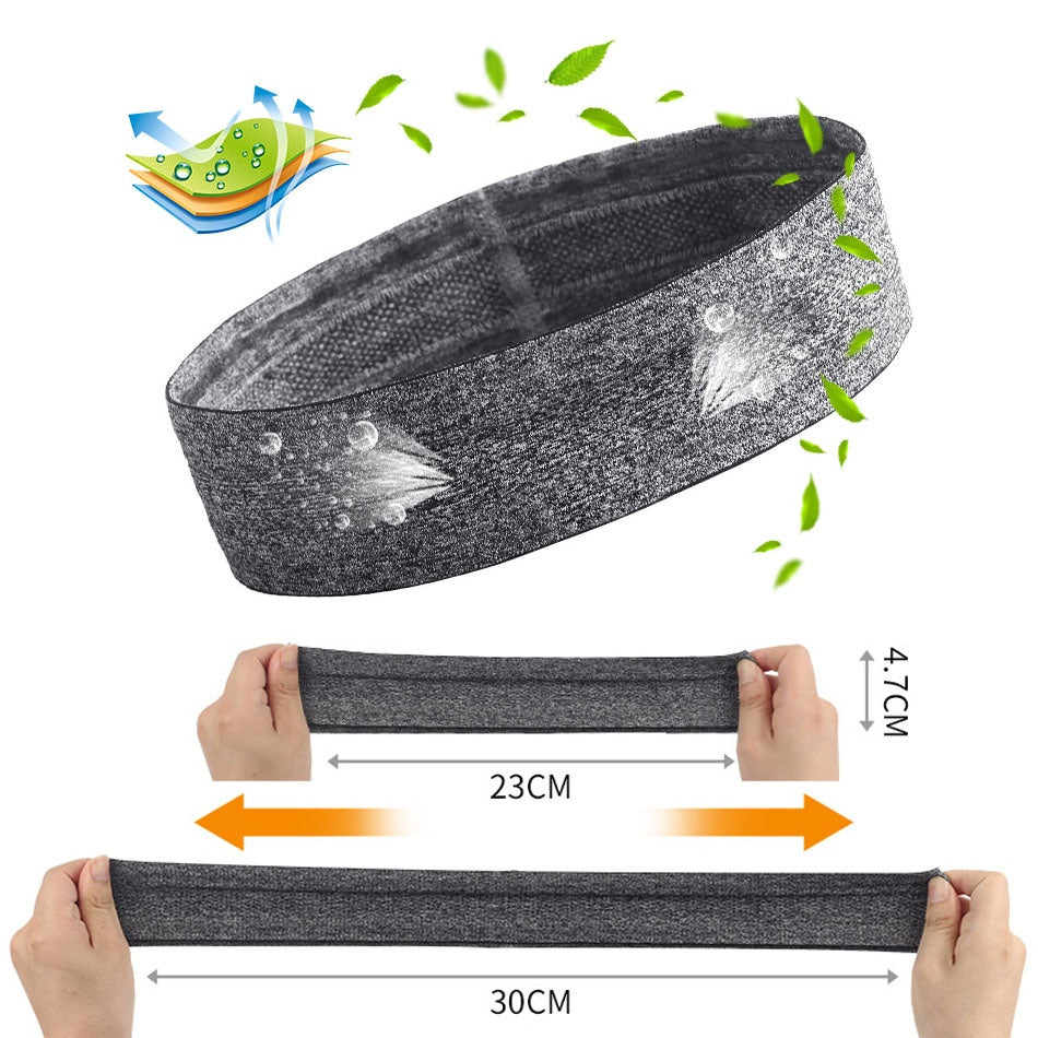 Sports Headband For Sweat Wicking And Moisture Management