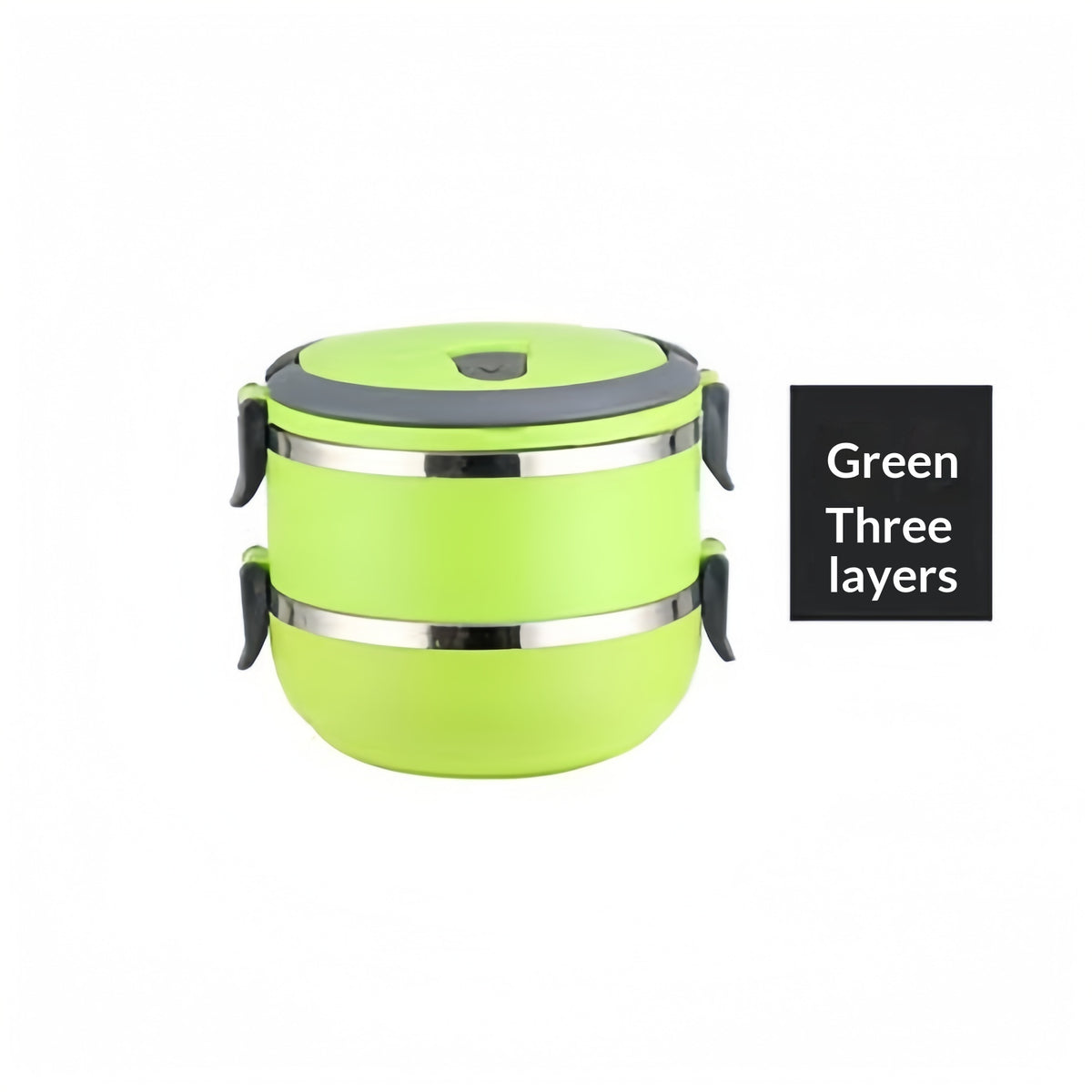 Stainless Steel Round Lunch Box - Single Or Multi-layer Bento Container With