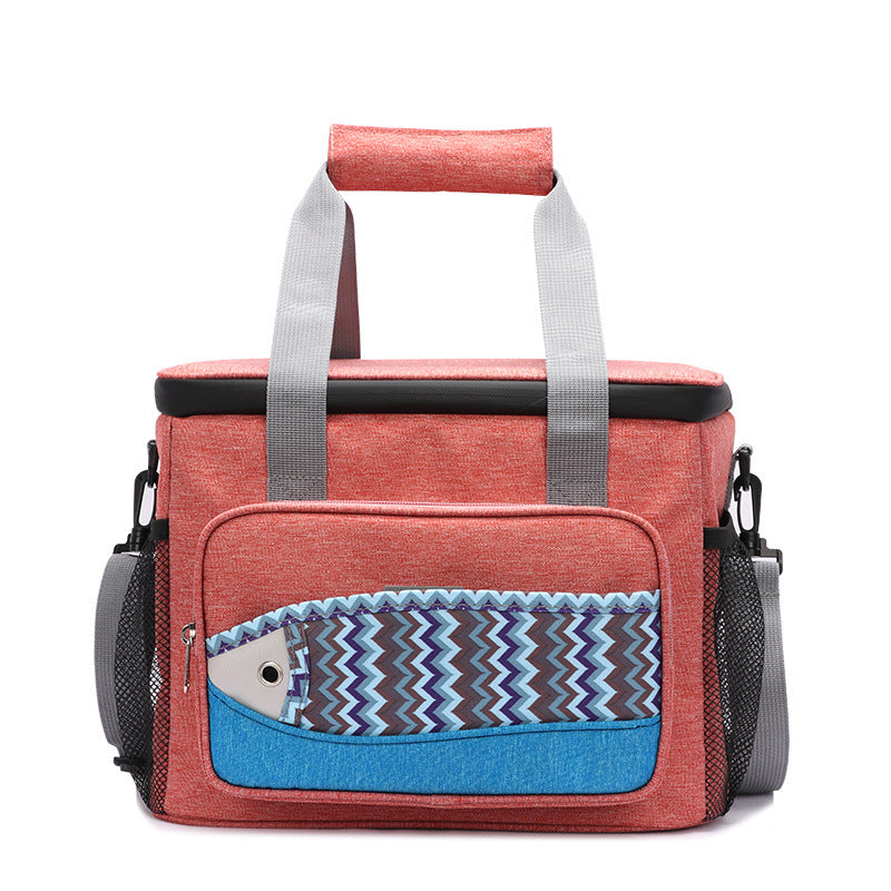 Fish Pattern Cooler Bags Lunch Box Bag EVA Insulation Waterproof Portable