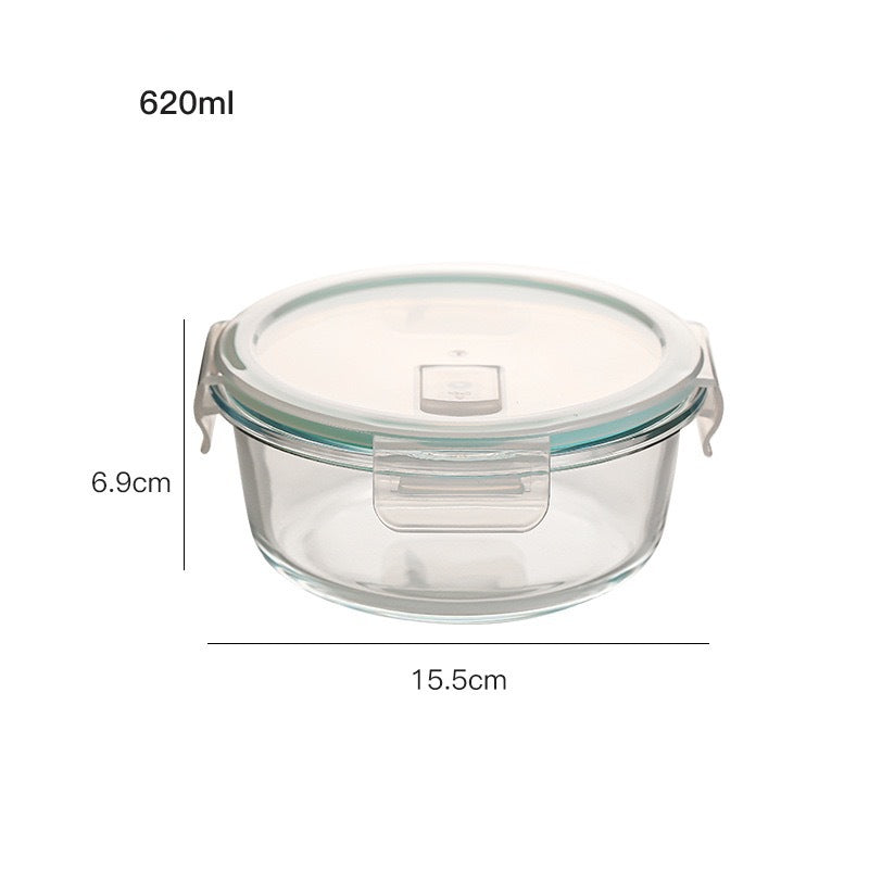 Glass Lunch Box Microwave Separation Type