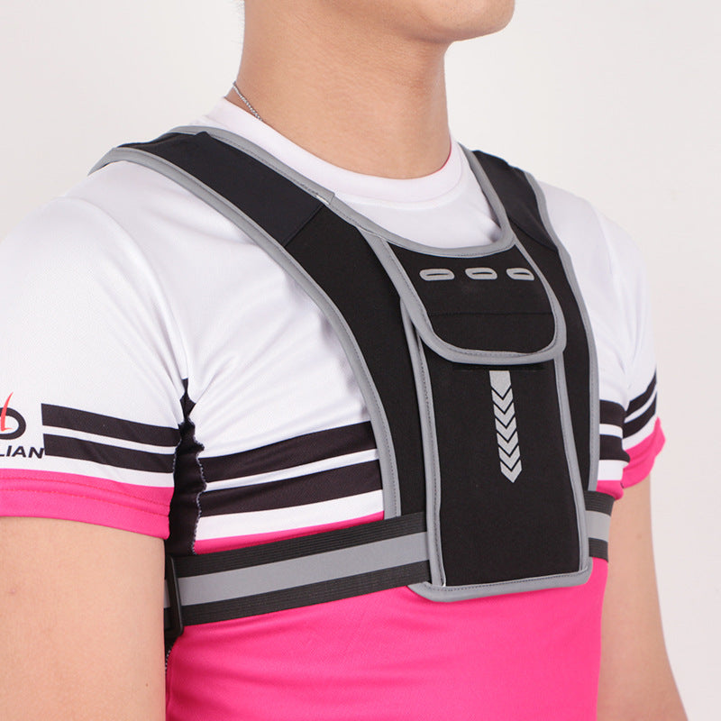 Running Reflective Vest Bag Mountaineering Soft Close-fitting