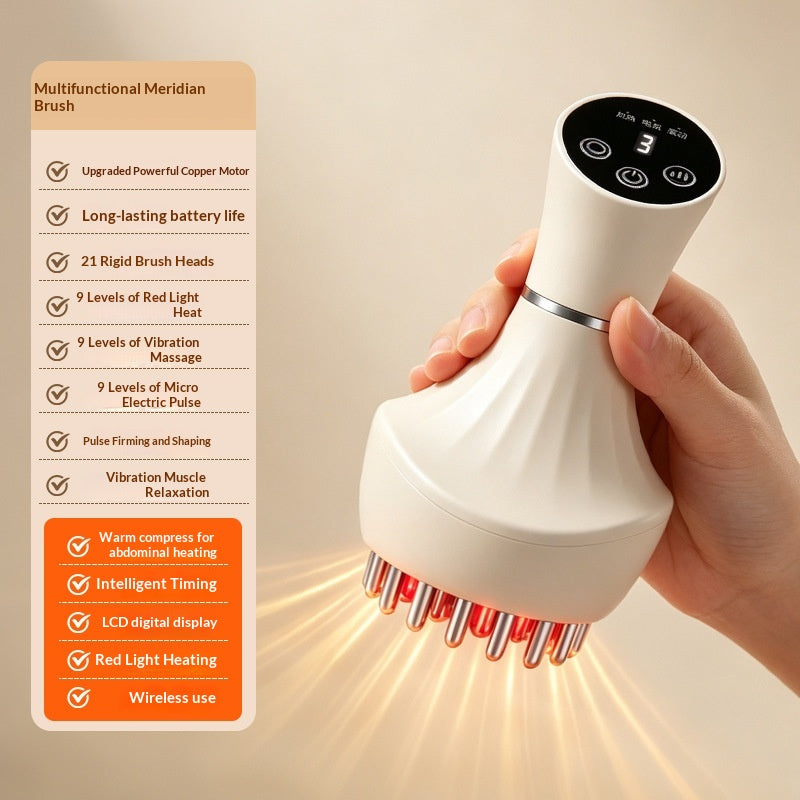 Electric Meridian Brush For Full-body Massage Universal Use