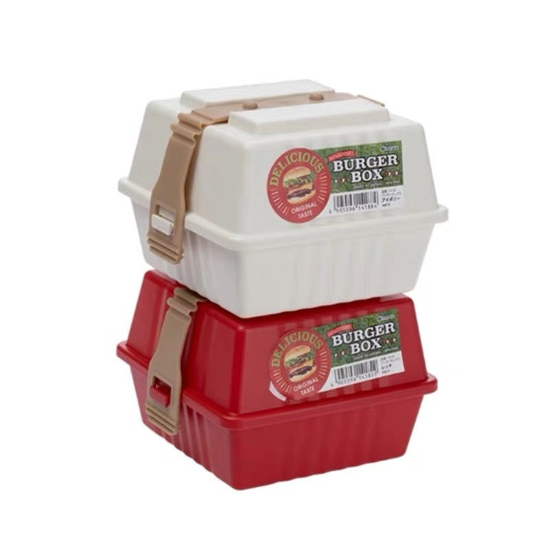 Hamburger Box Lunch Food Storage