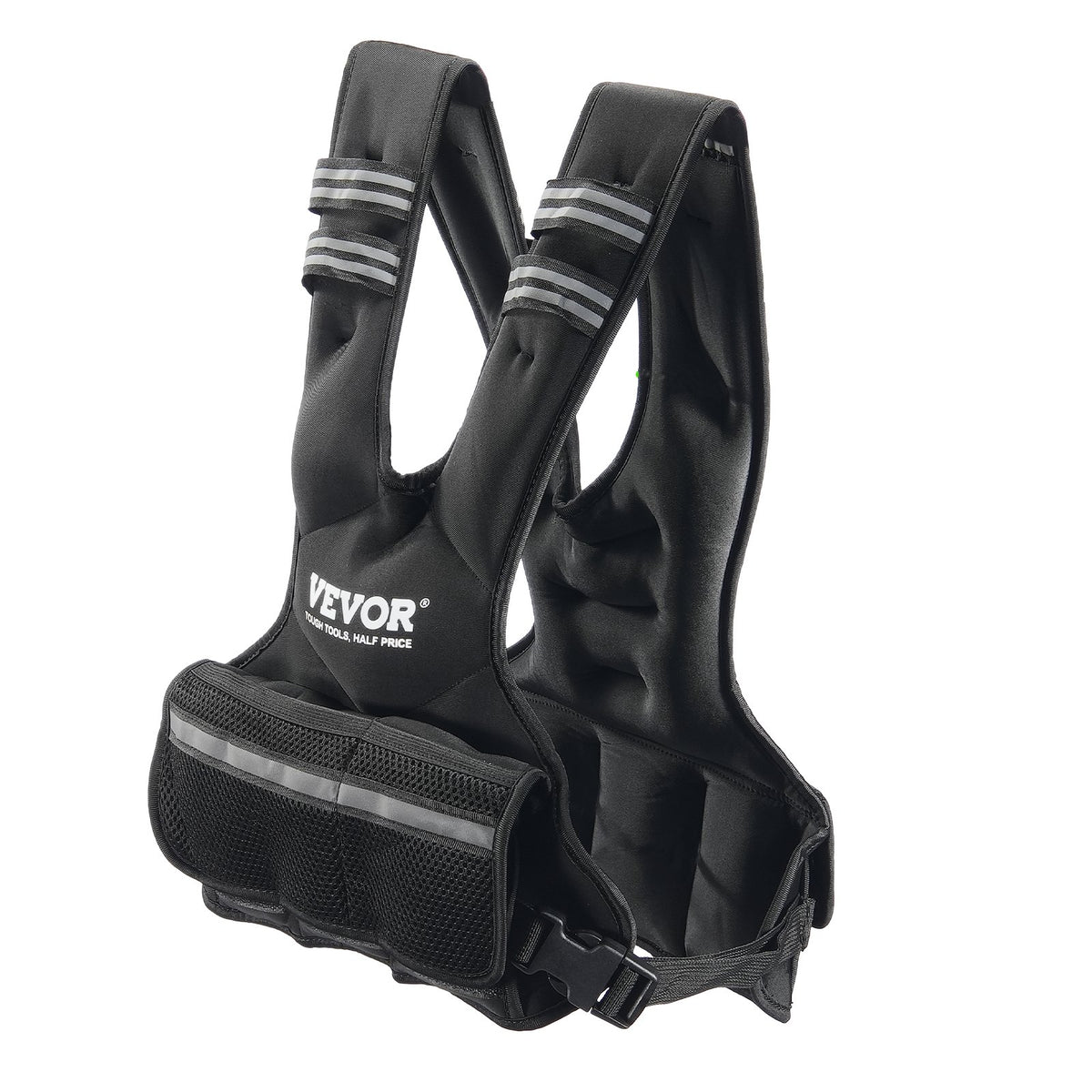 Adjustable Weighted Vest, 11-20lb Weight Vest With 6 Ironsand Weights And