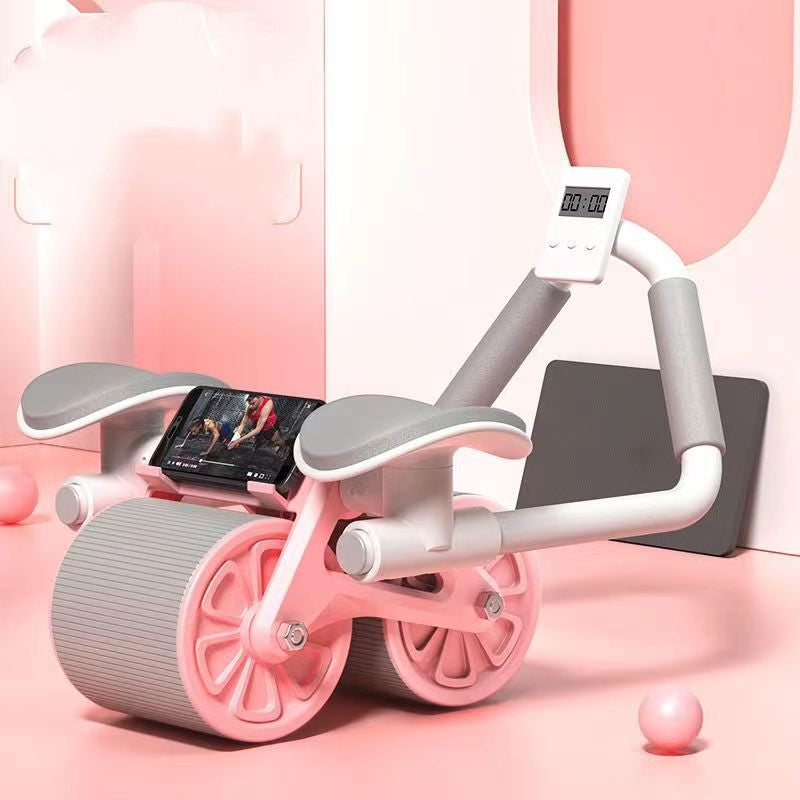 Abdominal Wheel Automatic Rebound AB Roller Elbow Support Men And Women Belly