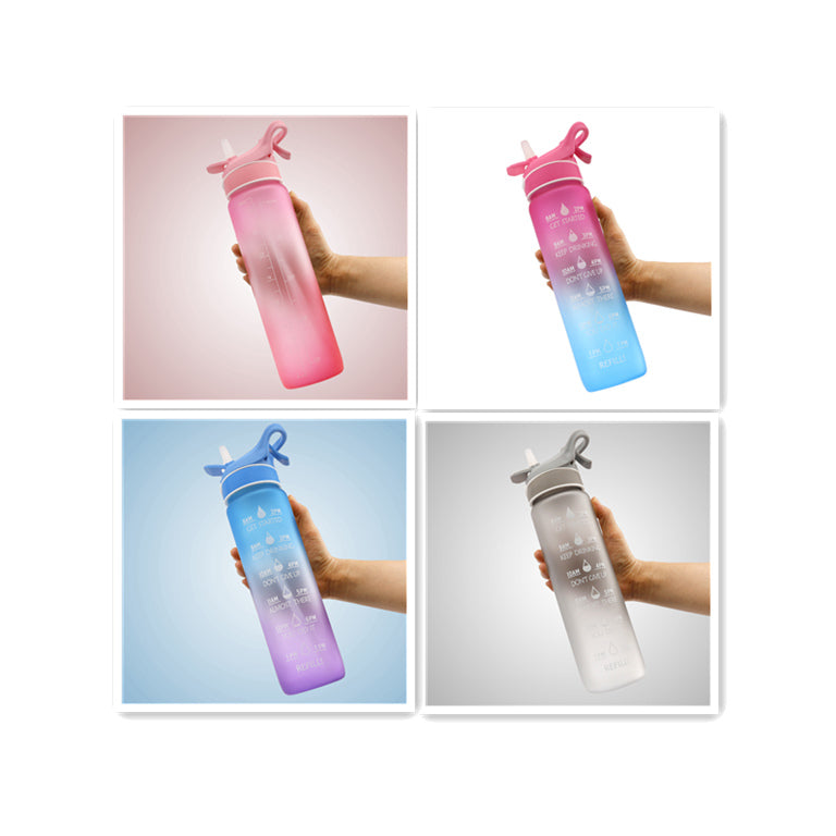 Water Bottle Scrub Bounce Cover Straw Space Cup Sports
