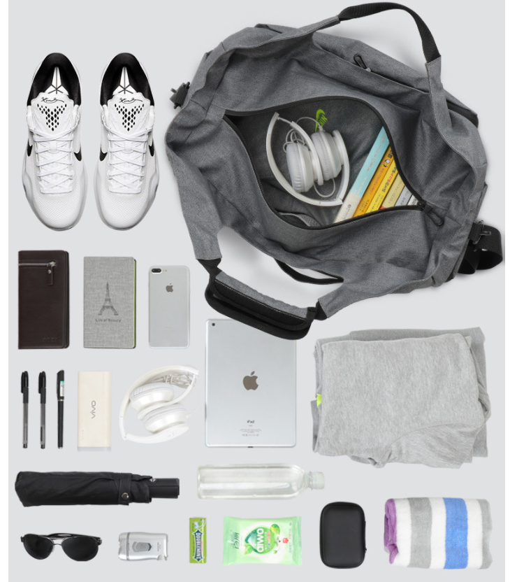 Style Shoulder Bag Female Sports Gym Male