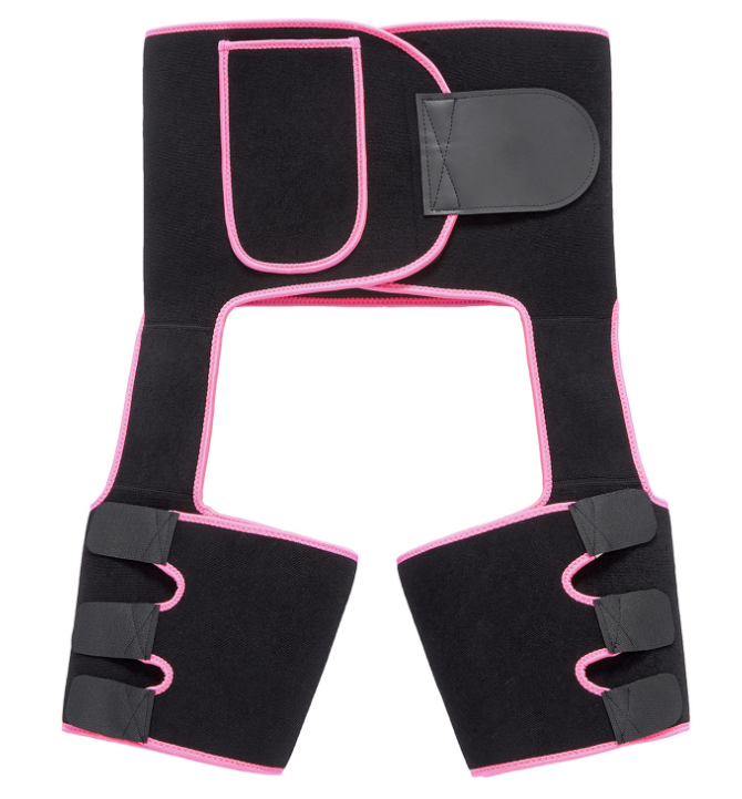 Sweat High Waist Thigh Trimmer Butt Lifter Shapewear Belt 3 In 1 Adjustable