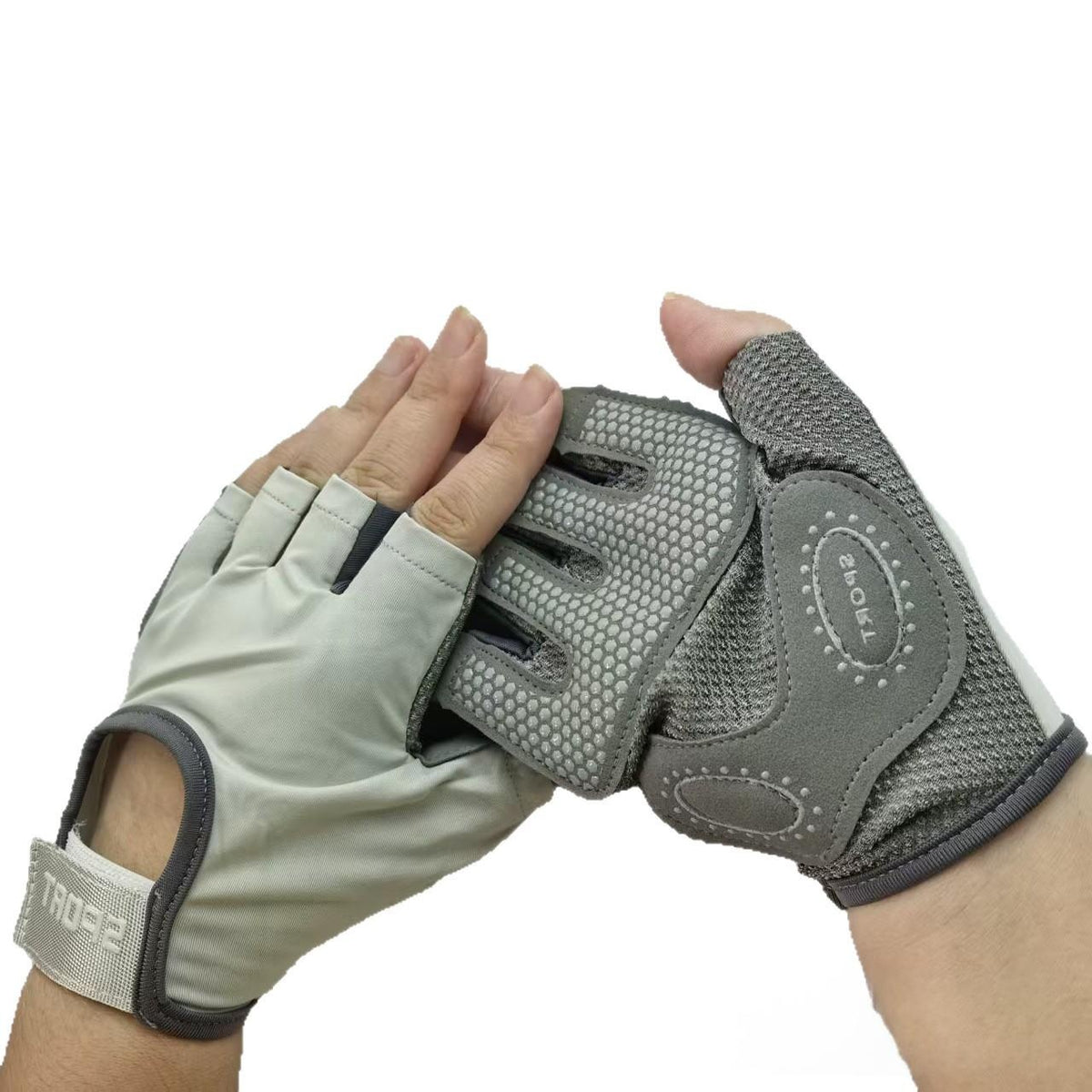 Callus-protecting Half-finger Gym Gloves For Weightlifting And Strength Training