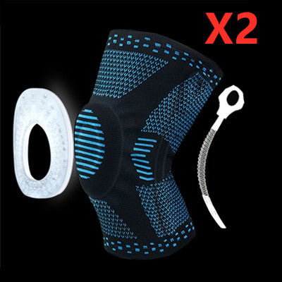 Knee Patella Protector Brace Silicone Spring Pad