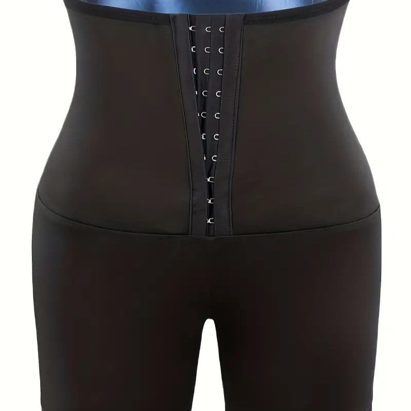 Sweaty Three-breasted High-waist Sauna Shorts Belly-tight Waist Fitness Shaping