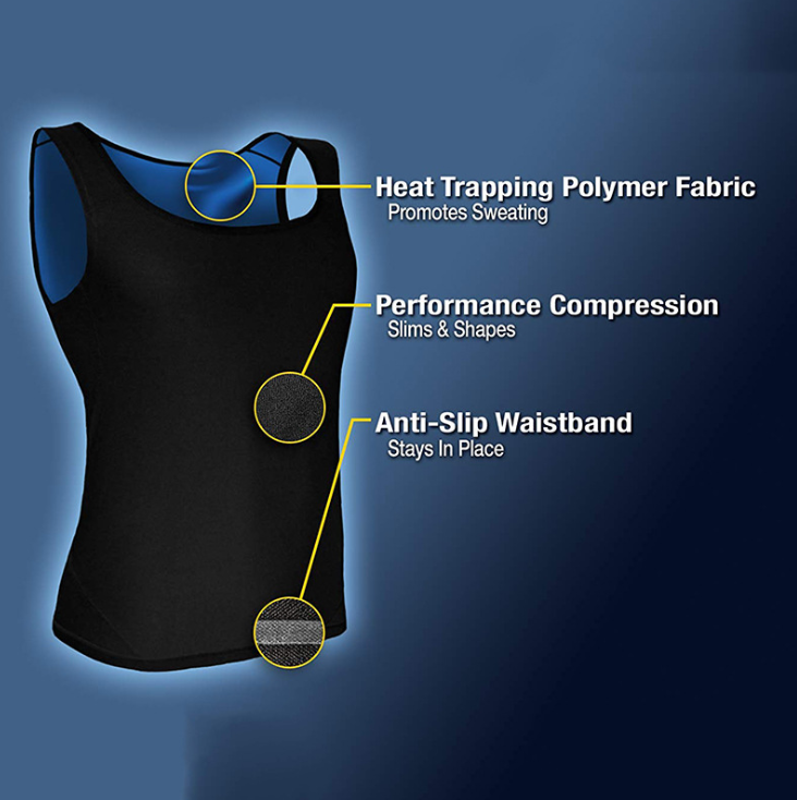Abdomen Fitness Sweat Vest Running Sportswear