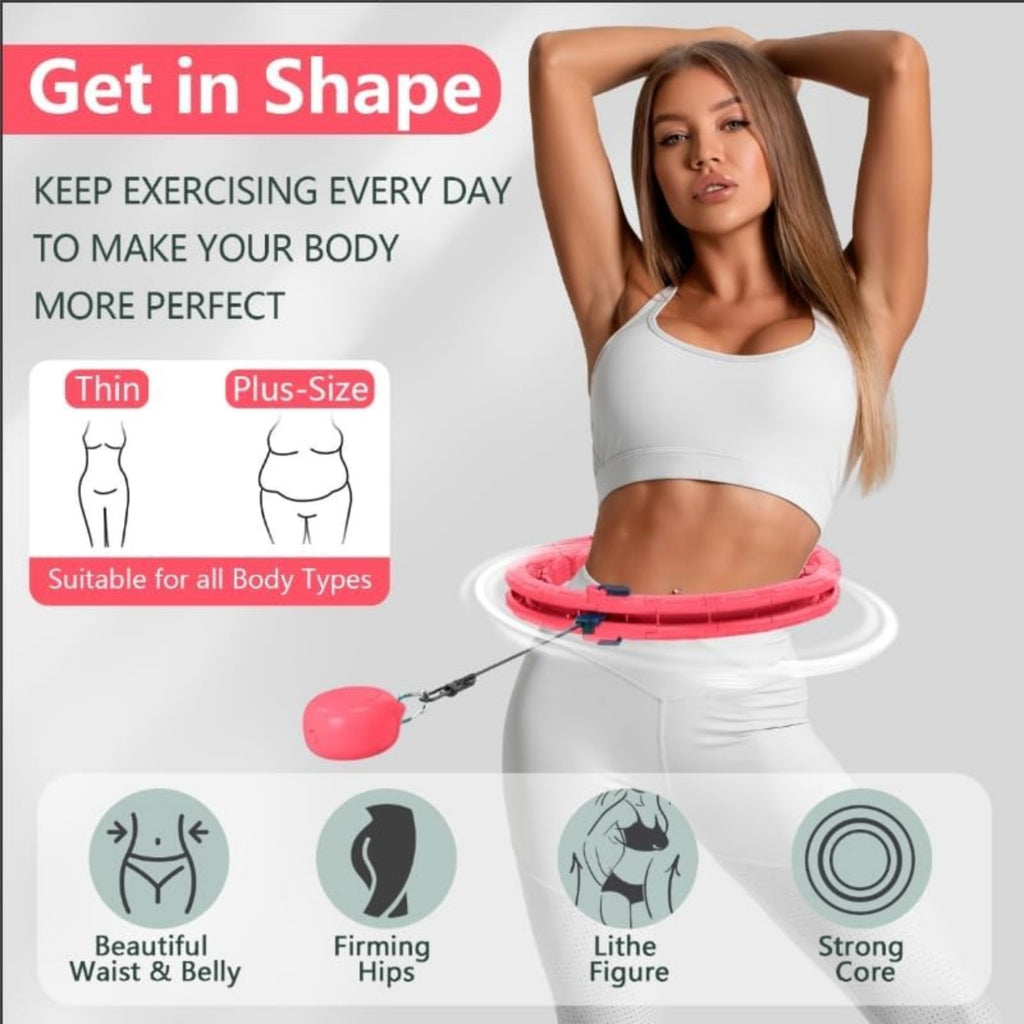 Smart Weighted Hula Hoop with 24 Detachable Links