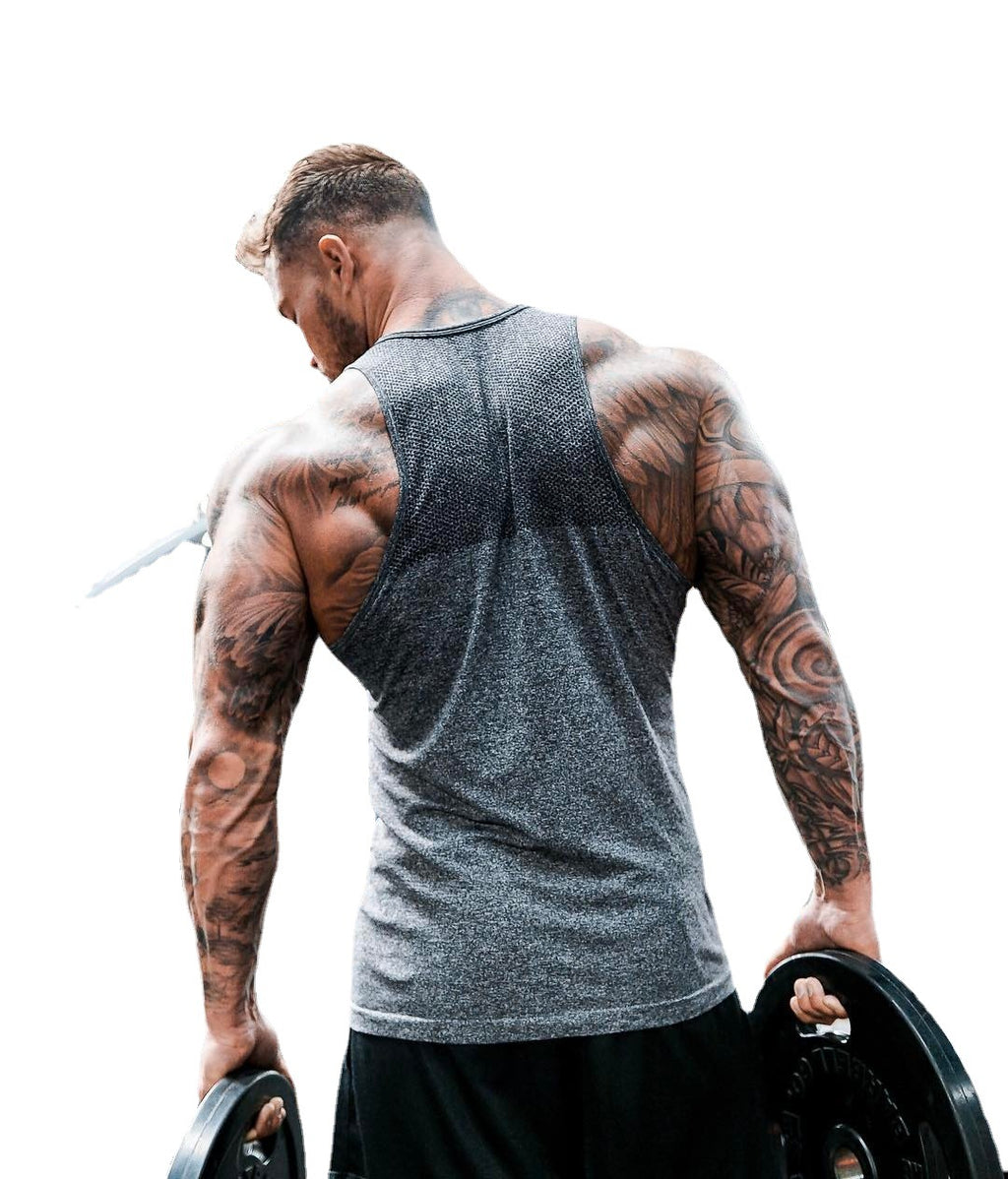 Muscle Workout Men's Running Vest Sports Training Bodybuilding Breathable