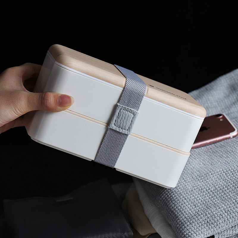 Double Plastic Lunch Box