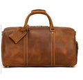 Leather Travel Bag Crazy Horse Retro Duffel