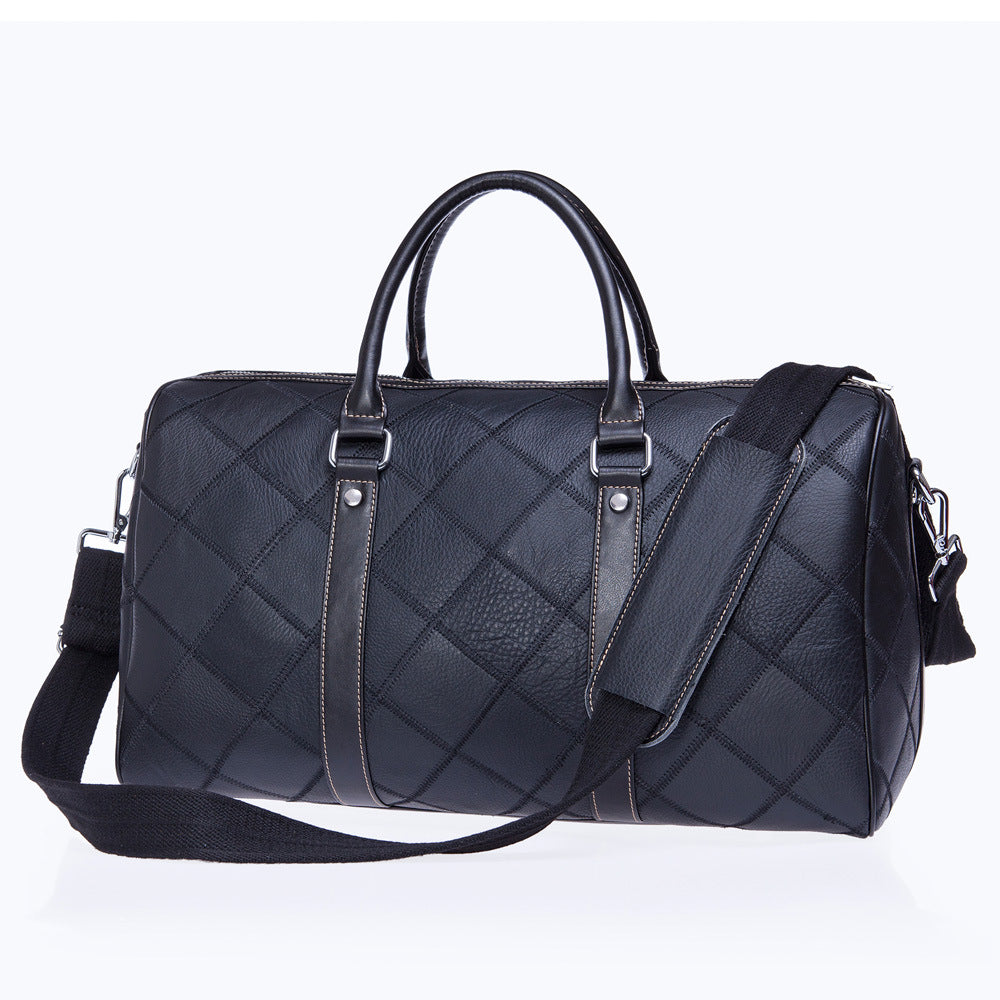 Checked Vintage Men's Bag Duffel