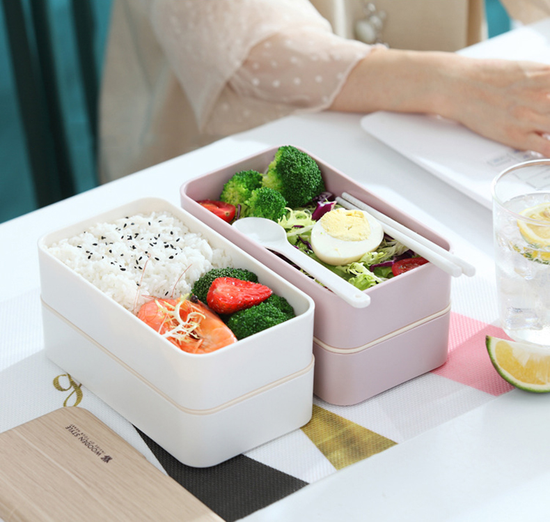 Japanese Bento Box Office Worker Ins Double Separated Lunch