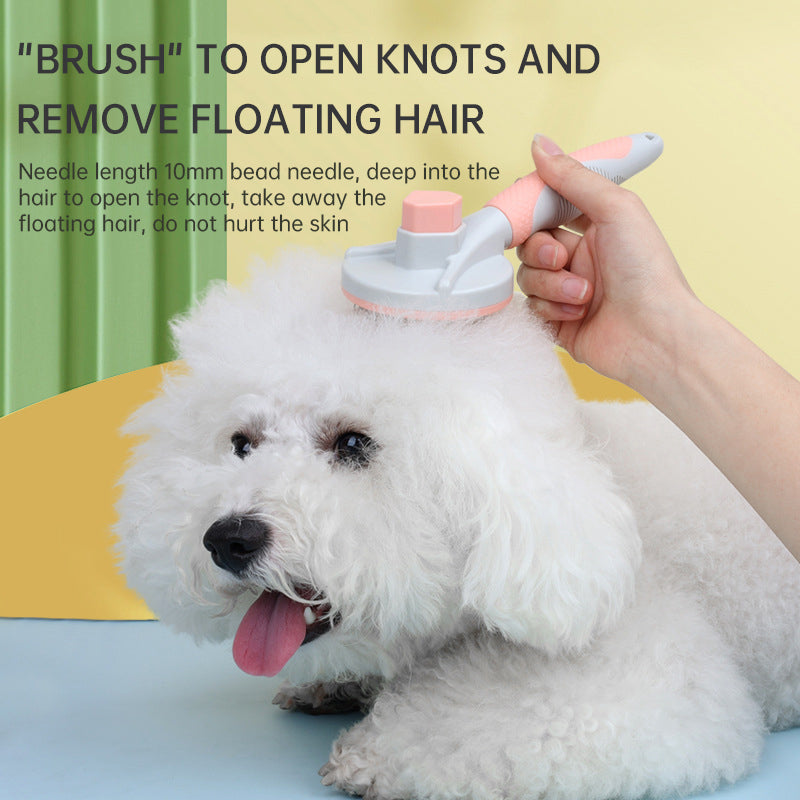 Self-Cleaning Pet Grooming Slicker Brush