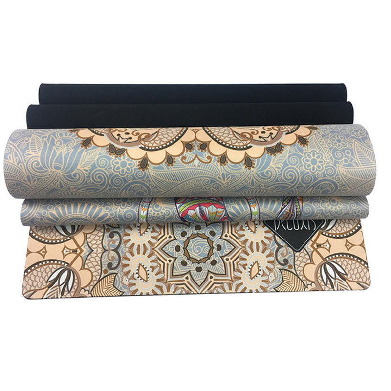 Industry Yoga Mat Rubber Anti-slip Suede Printing