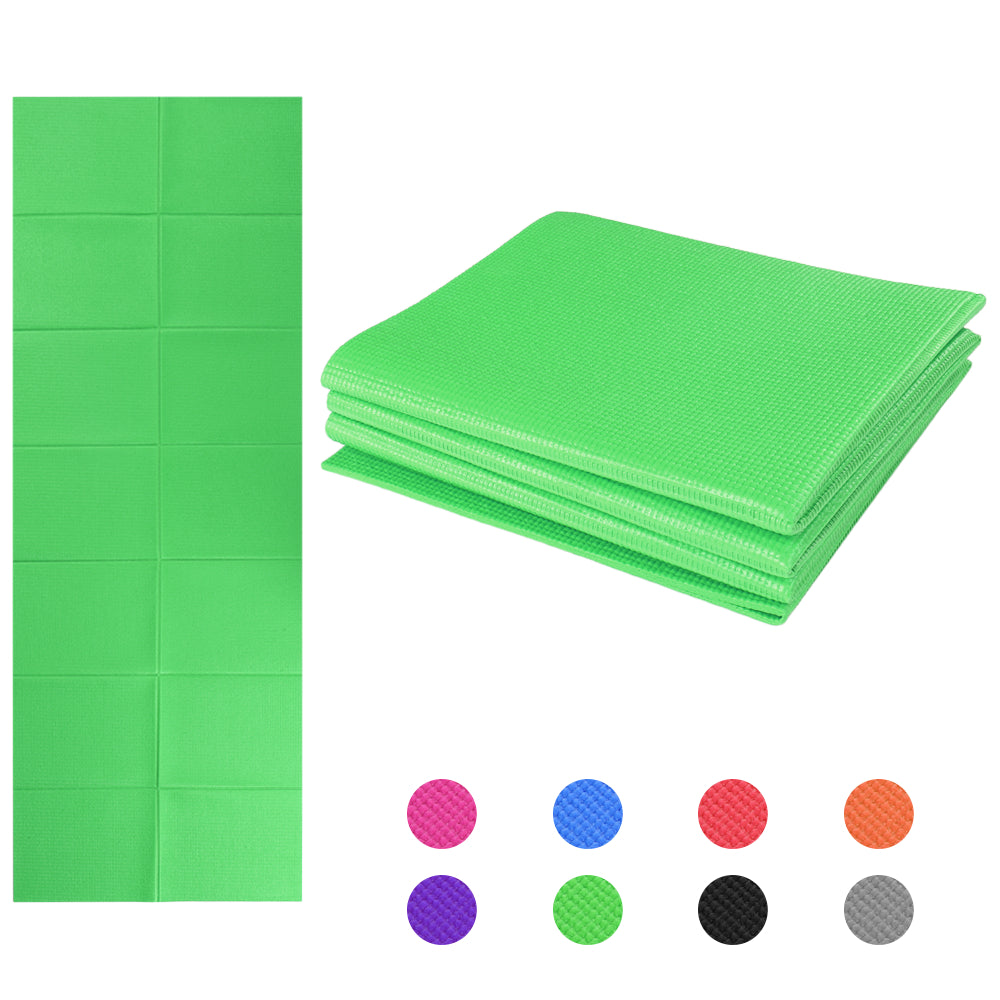 Non Slip Yoga Mat 3 Folding Gymnastics Fitness Exercise Gym Oxford Airtrack