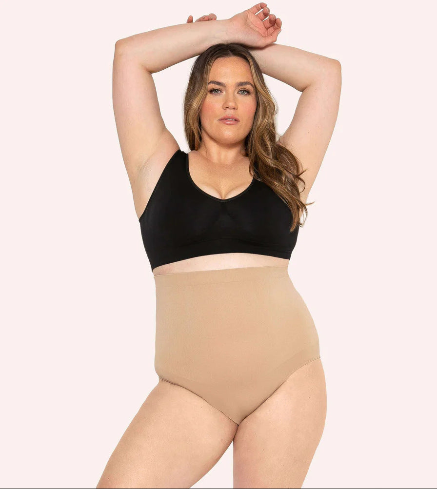 Ladies High Waist Silicone Non-slip Dispensing Shapewear Pants