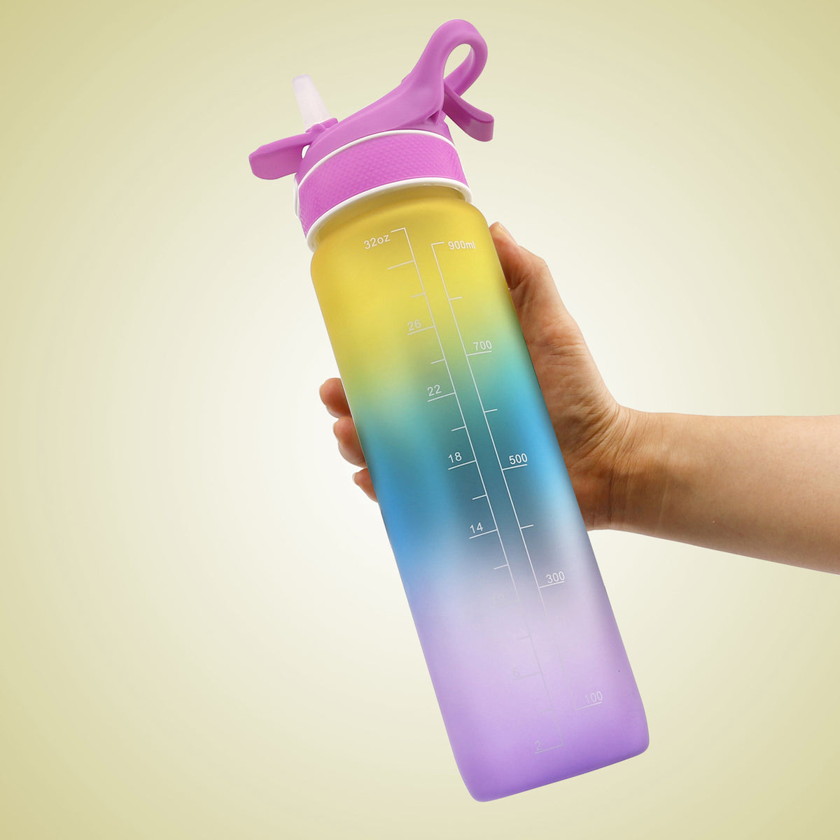 Water Bottle Scrub Bounce Cover Straw Space Cup Sports