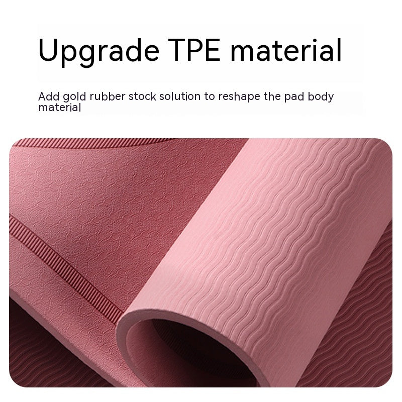Round TPE Exercise Mat for Skipping & Yoga