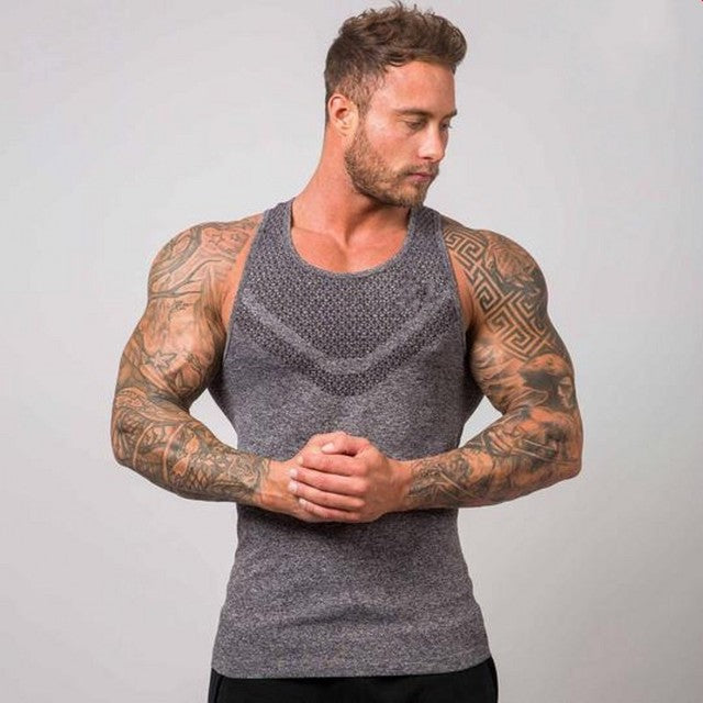 Muscle Workout Men's Running Vest Sports Training Bodybuilding Breathable
