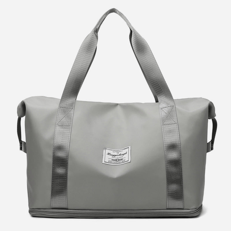 Large Capacity Expandable Gym Bag For Women - Waterproof Travel Duffel With Wet