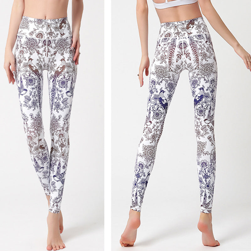 Fashion Tie Dye Leggings Women Fitness Yoga Pants Push Up Workout Sports