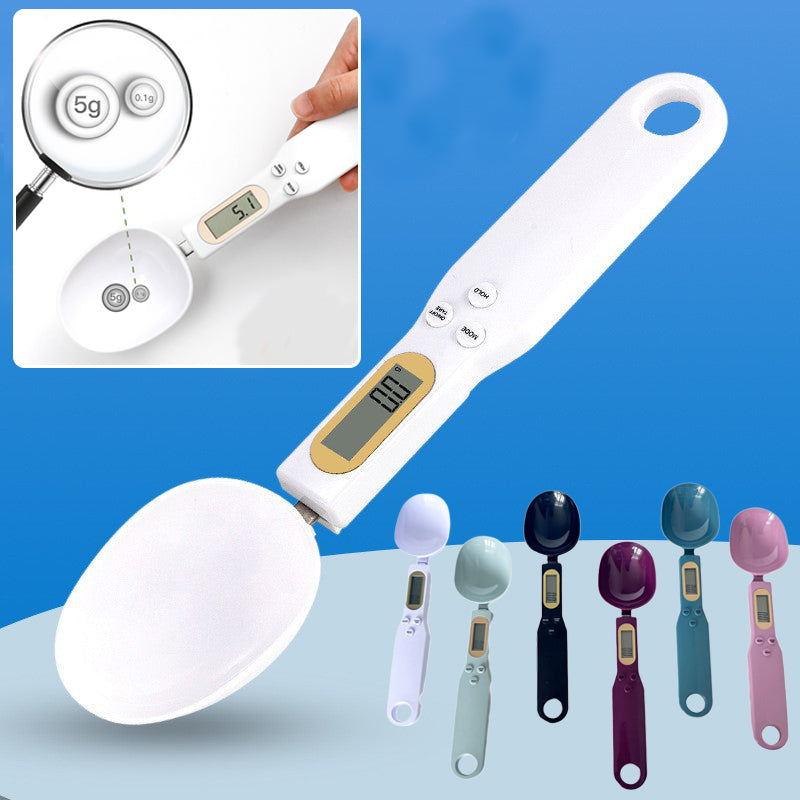 Kitchen Scale Measuring Spoon Compact Food Weighing For Dry And Wet Ingredients