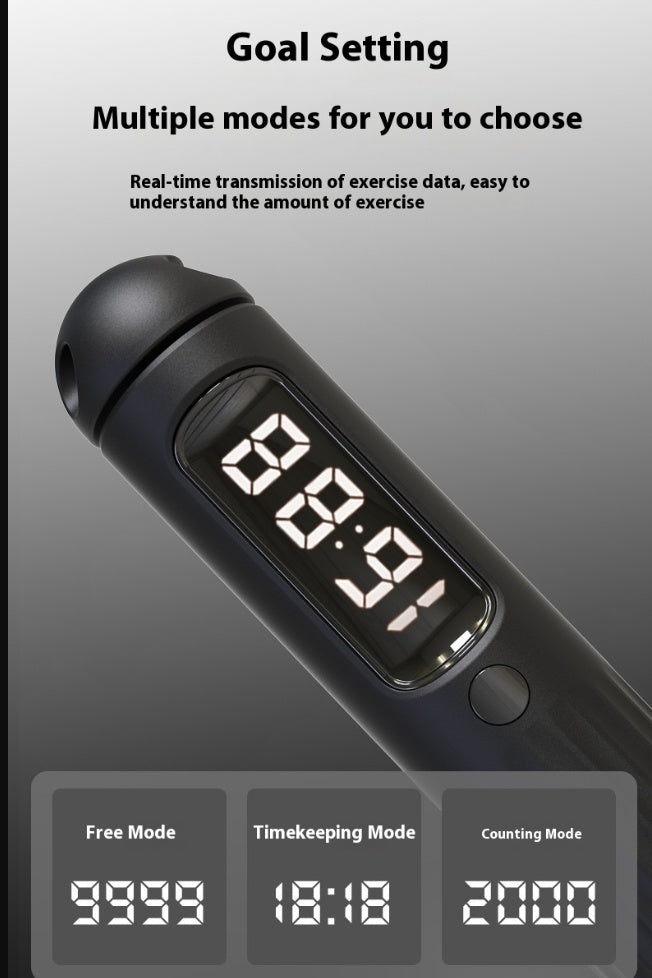 Smart Bluetooth Skipping Rope With Counterfitness Weight Bearing Ball