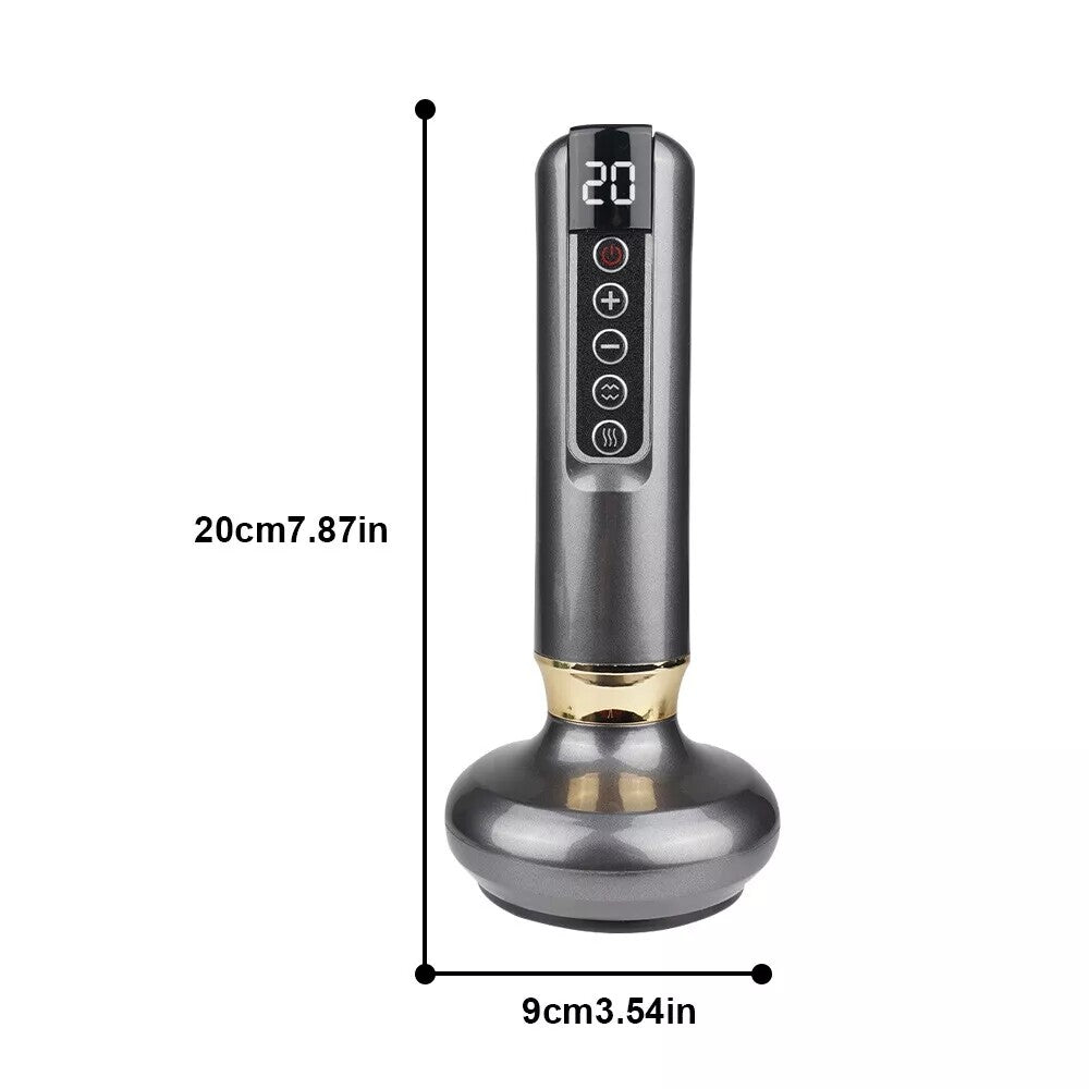 12 Levels Electric Cupping Massager Vacuum Suction Guasha Anti Cellulite