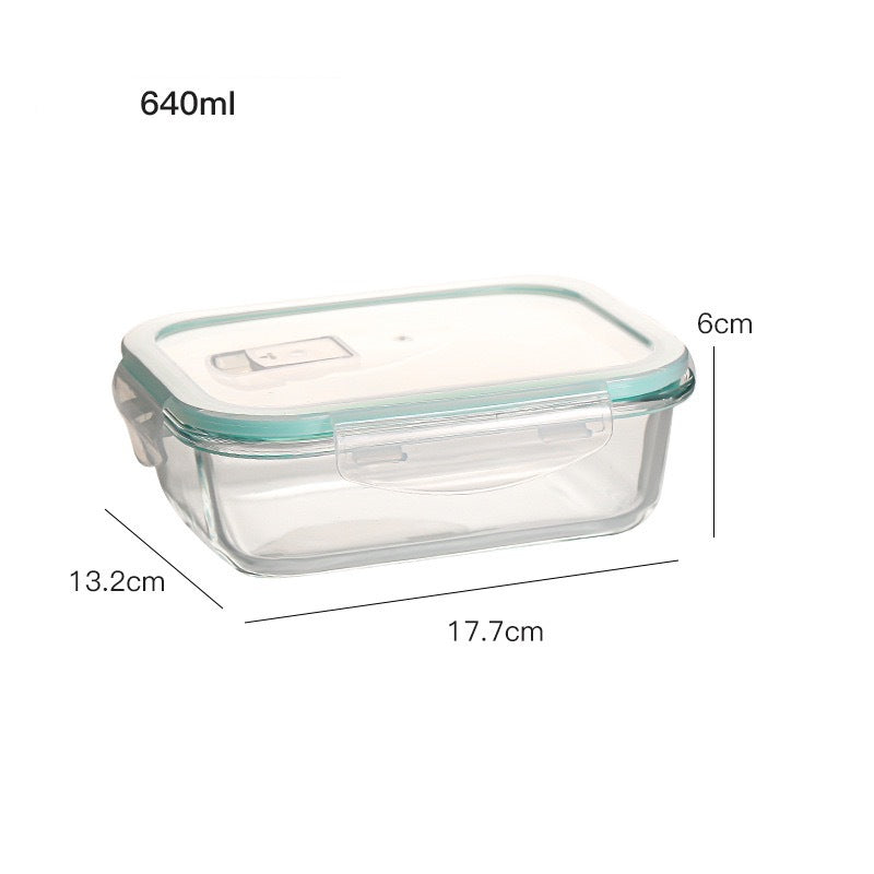 Glass Lunch Box Microwave Separation Type
