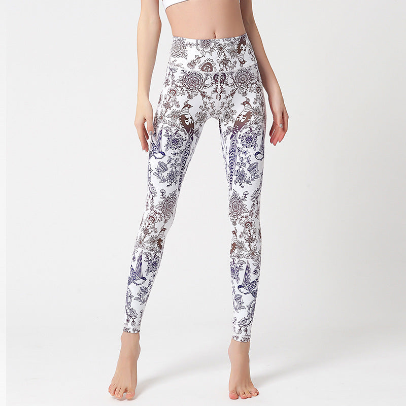 Fashion Tie Dye Leggings Women Fitness Yoga Pants Push Up Workout Sports
