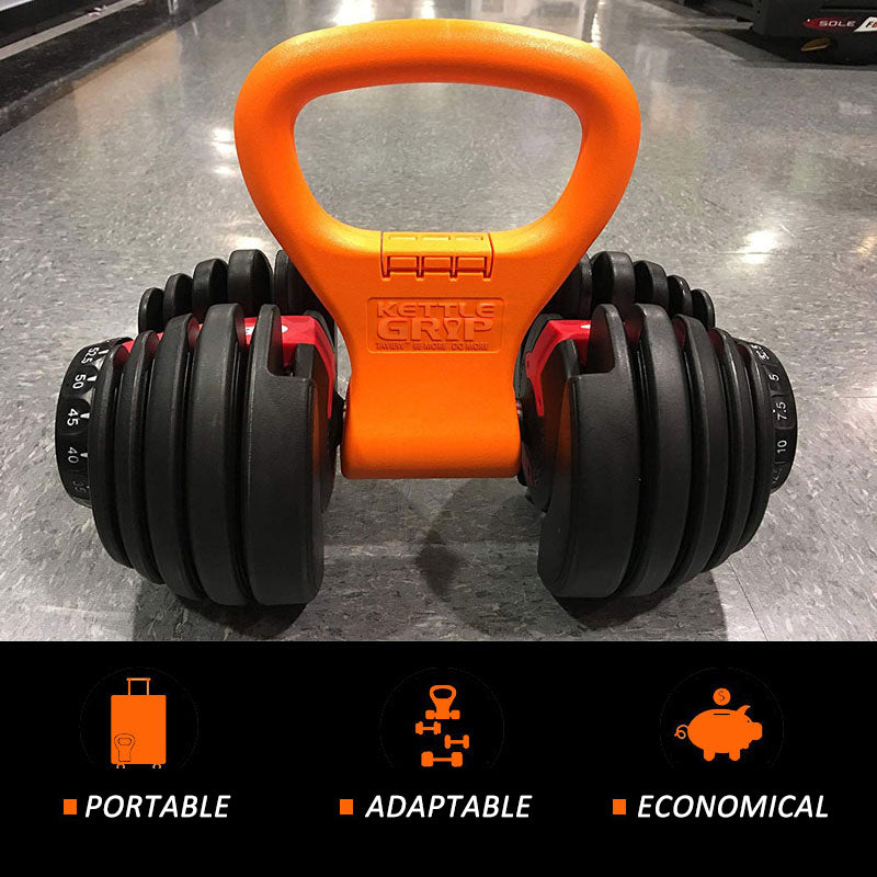 Kettle Bell Adjustable Handle Dumbbell Pot Clip Power Piece Fitness Accessories
