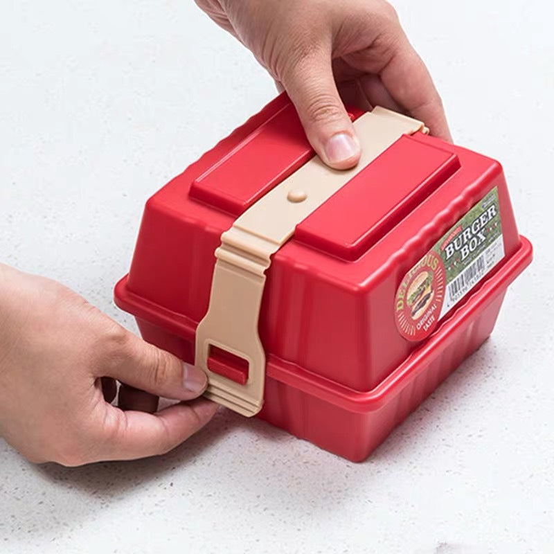 Hamburger Box Lunch Food Storage