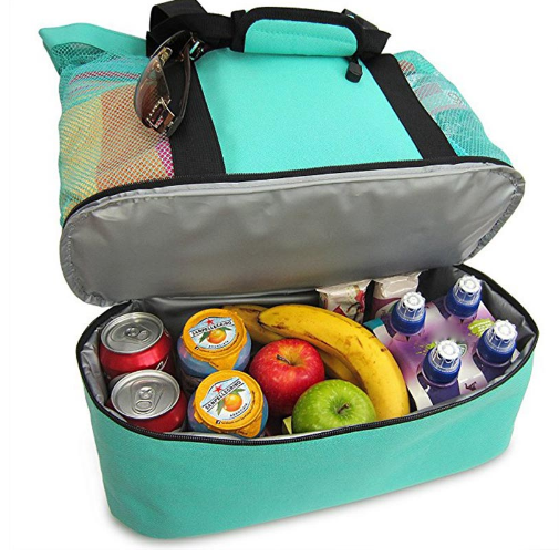 Double-Layer Canvas Lunch Storage Bag