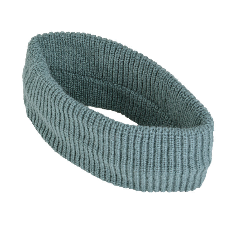 Fashion Hair Band Wool Simple Elastic Solid Color Face Wash Makeup Sports