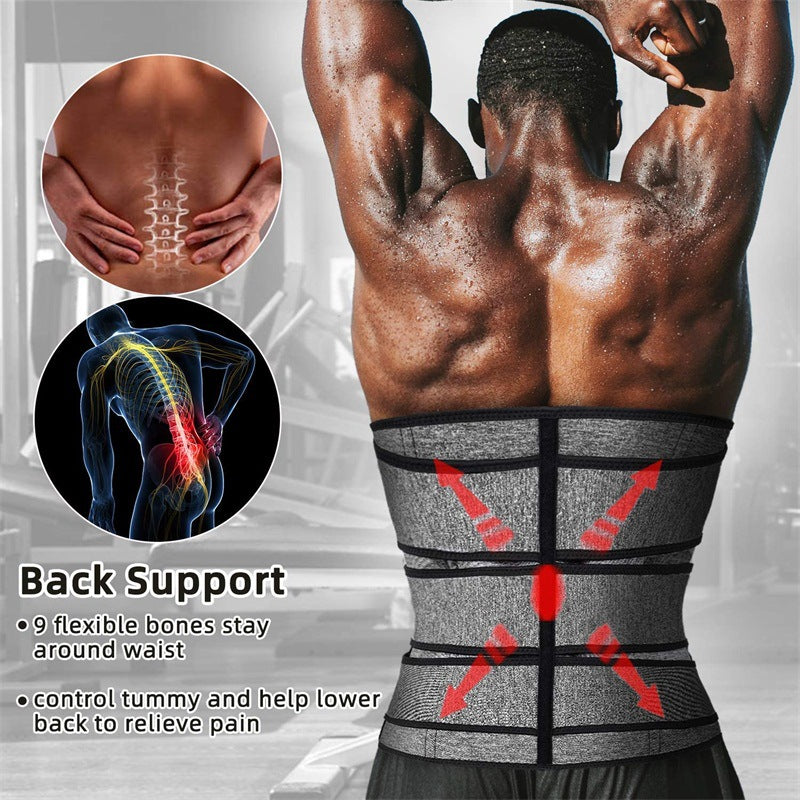 Shapewear Men's Sports Fitness Waist Belt Corset Slimming