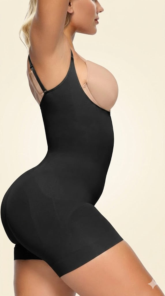 Open Bust Shapewear Tummy Control Bodysuits For Women Seamless Compression High